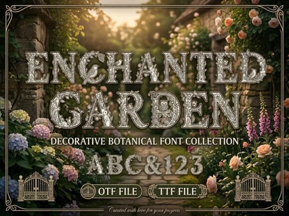 Enchanted Garden Monogram