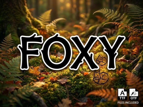 Foxy: When Typography Becomes a Visual Statement