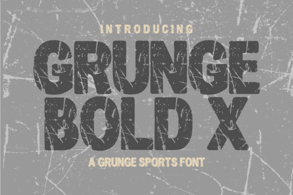 Grunge Bold X: The Visual Anchor for Authentic Sports Identity