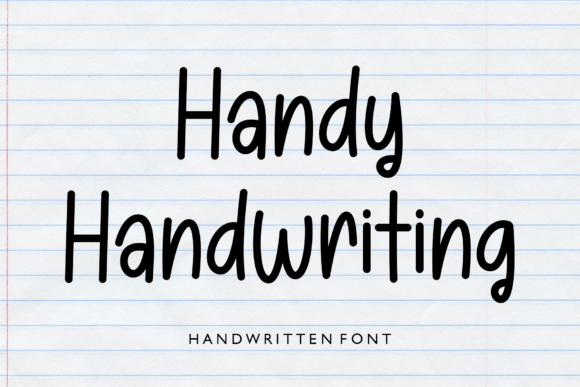 Handy Handwriting Font