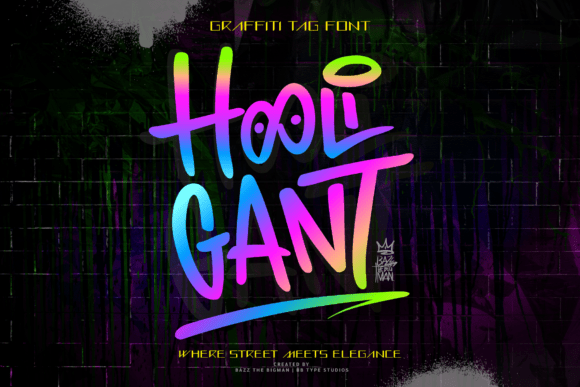 Hooligant: Bold Tag Font for Impactful Design