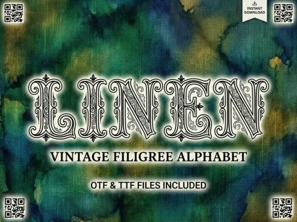 Linen: Victorian Elegance, Woven in Type