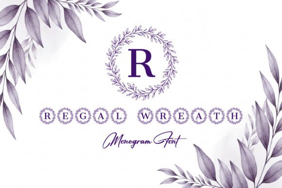 Regal Wreath Monogram