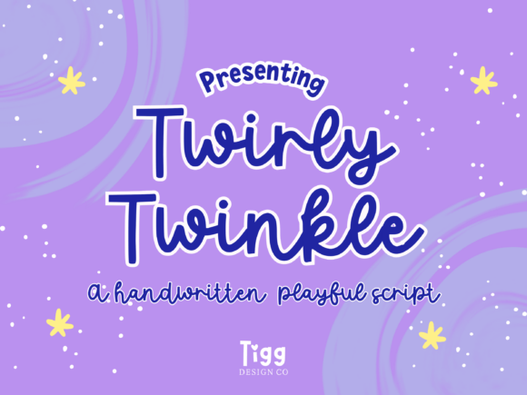 Twirly Twinkle: The Handwritten Font That Feels Like a Hug