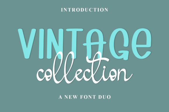 Vintage Collection: Where Timeless Typography Meets Contemporary Design Practice